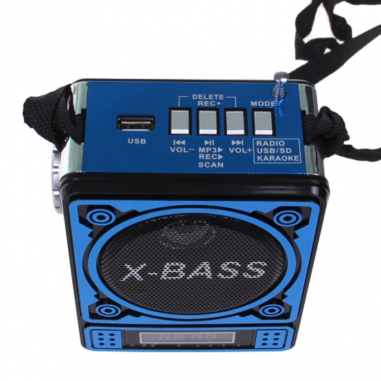 Multimediálne rádio GM-6188TD modré