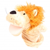 Plyšový maňuška na ruku lev var.2