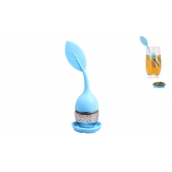 Silikónové sitko na čaj v tvare lístka