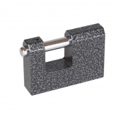 Bezpečnostný visiaci zámok čierny