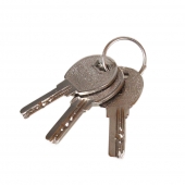 Bezpečnostný visiaci zámok čierny