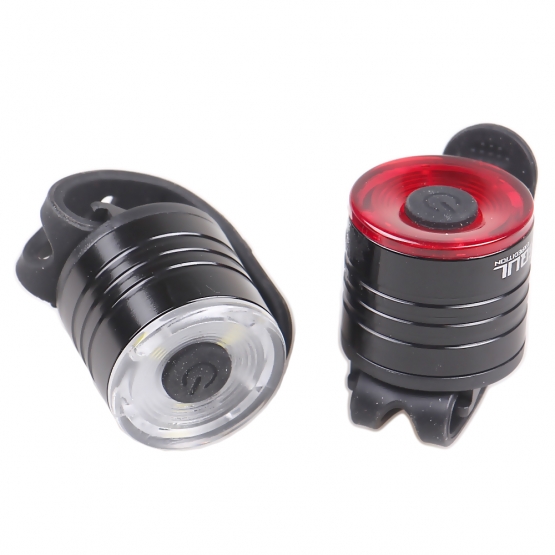 Sada 2 LED silikónových svetiel na bicyke