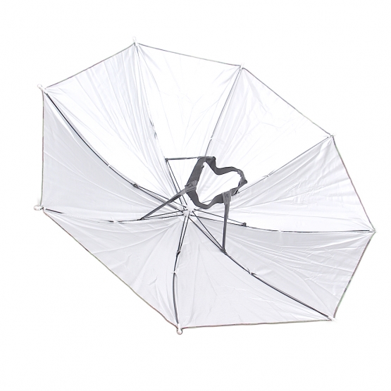 Skladací dáždnik na hlavu maskáčový