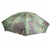 Skladací dáždnik na hlavu maskáčový