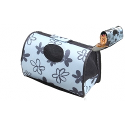 Skladacia prenosná taška pre domáce zvieratá modrá