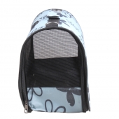 Skladacia prenosná taška pre domáce zvieratá modrá