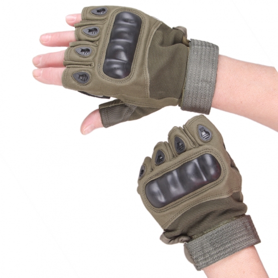 Taktické rukavice khaki vel.L