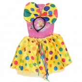 Kostým žltý s bodkami