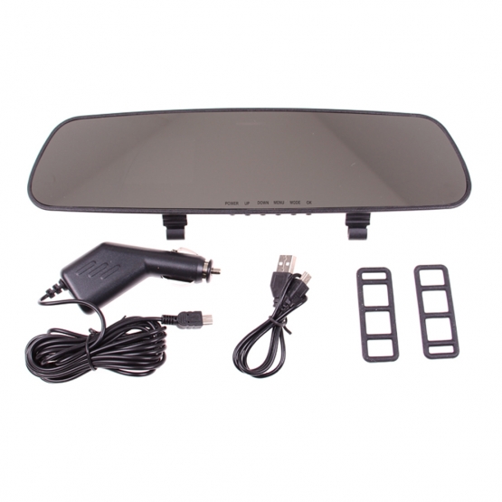 Autokamera - čierna skrinka spätné zrkadlo