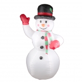 Nafukovací snehuliak s LED osvetlením