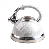 Kovová kanvica 3l šedý mramor