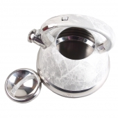 Kovová kanvica 3l šedý mramor