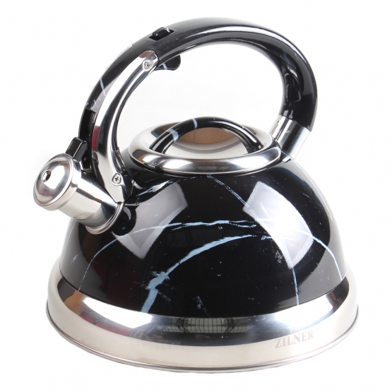 Kovová kanvica 3l čierny mramor