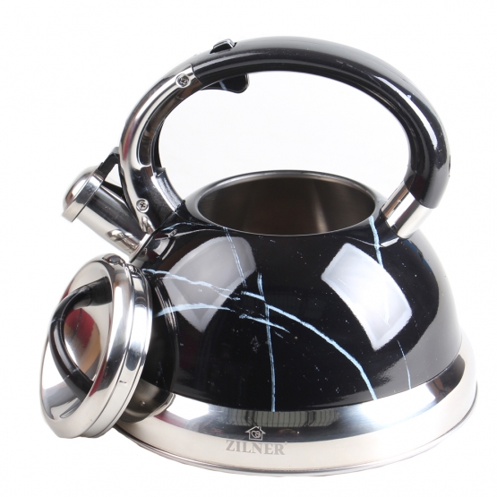 Kovová kanvica 3l čierny mramor