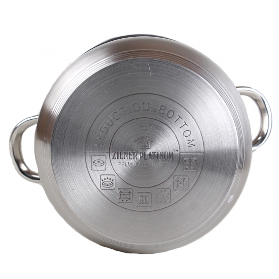 6-dielna sada hrncov z nerezovej ocele