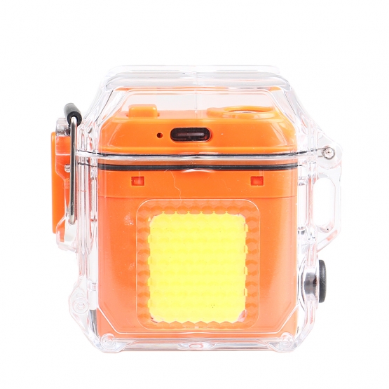 Elektrický špirálový zapaľovač oranžový