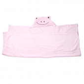 Detská deka Happy Baby ružová - žabička