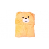 Detská deka Happy Baby oranžová – medvedík