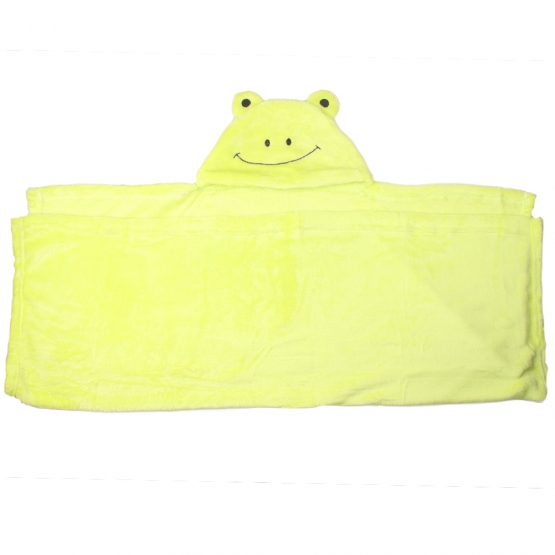 Detská deka Happy Baby zelená - žabička