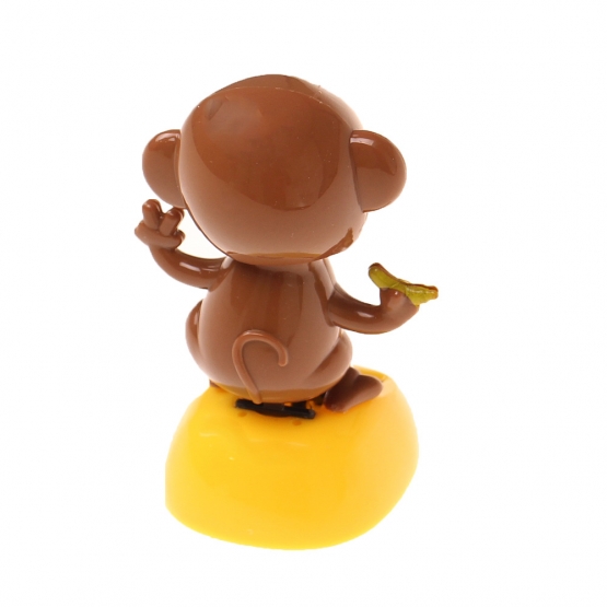 Solárna tancujúce dekorácie opička s banánom