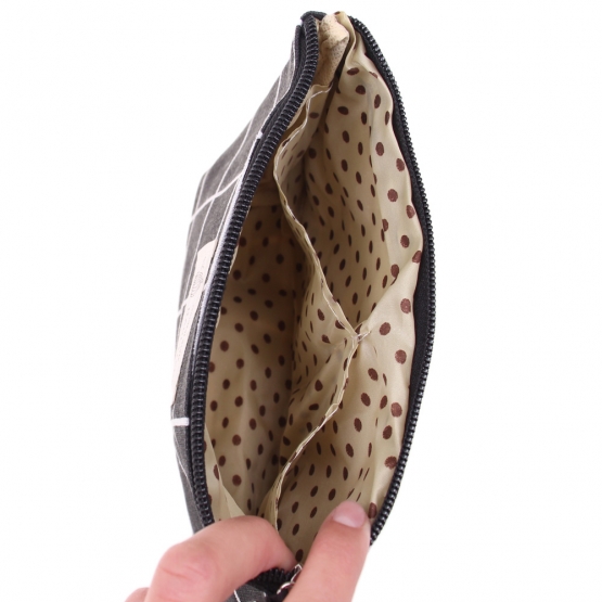 Kozmetická taška Handmade čierna kocka