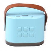 Mini karaoke zvukový systém modrý