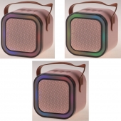 Mini karaoke zvukový systém ružový