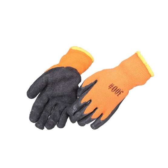 Ochranné pracovné rukavice oranžové