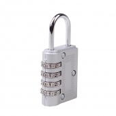 Visiaci zámok s číselným kódom strieborný