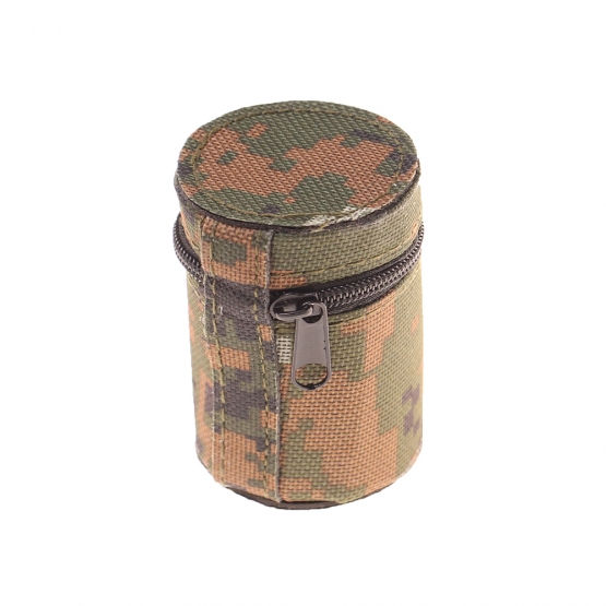 Sada mini cestovných nerezových panákov tmavý maskáč