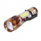 USB svietidlo so zoomom maskáčové