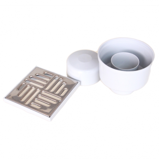 Podlahový vpust vertikálny 150x150x130 mm