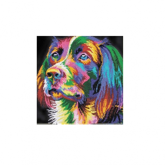 Diamantový obraz psík