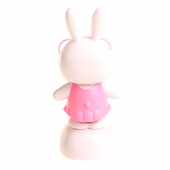 Solárne tancujúce dekorácie zajačik s okuliarmi