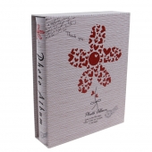 Fotoalbum s kvetinou na 200 fotografií šedej