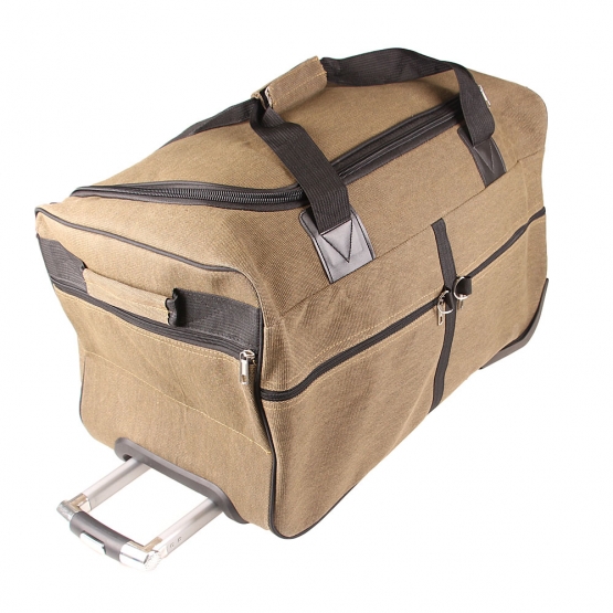 Cestovná taška na kolieskach khaki 62 l