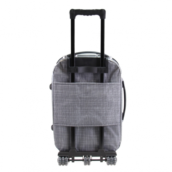 Sada 3 látkových kufrov svetlo šedá 4