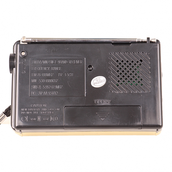 Vreckové rádio KK-9 zlaté