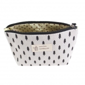 Kozmetická taška Handmade čierne stromčeky