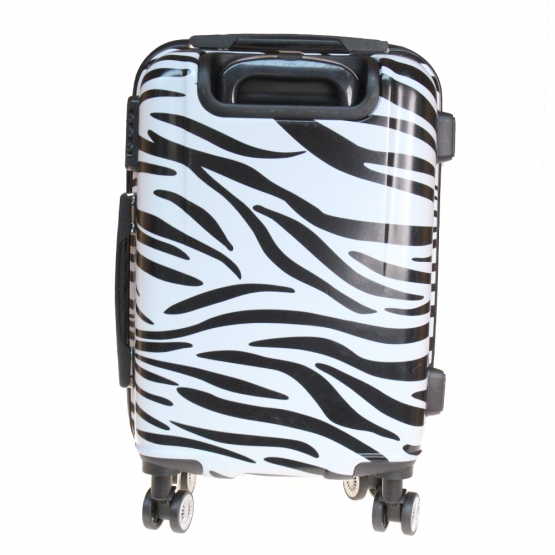 Sada 3 kufrov škrupinových (Zebra)