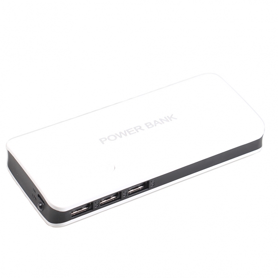 Powerbanka so svietidlom 15 000 mAh biela