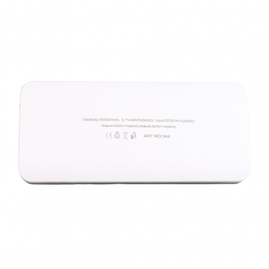 Powerbanka so svietidlom 15 000 mAh biela