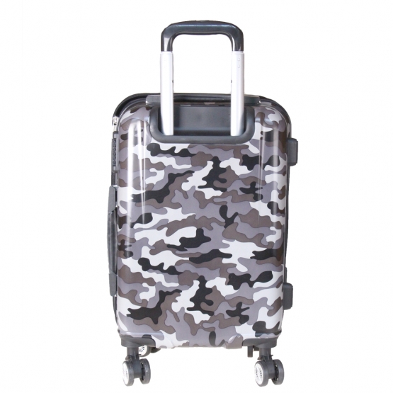 Sada 3 kufrov škrupinových LP35 (fialový maskáč)