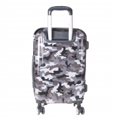 Sada 3 kufrov škrupinových LP35 (fialový maskáč)