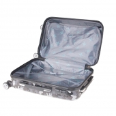 Sada 3 kufrov škrupinových LP35 (fialový maskáč)