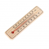 Vonkajší teplomer drevený malý