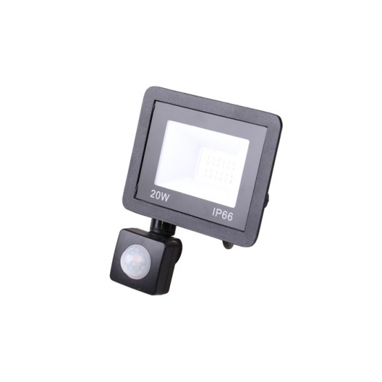 LED reflektor s pohybovým čidlom 20 W IP66