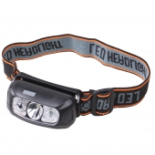 Outdoorová LED čelovka čierna
