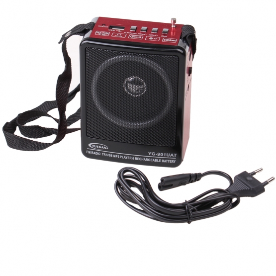 Prenosné rádio YG-901UAT červené