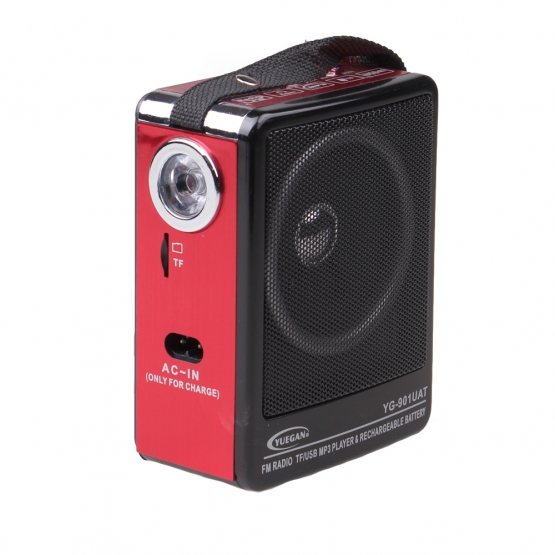 Prenosné rádio YG-901UAT červené